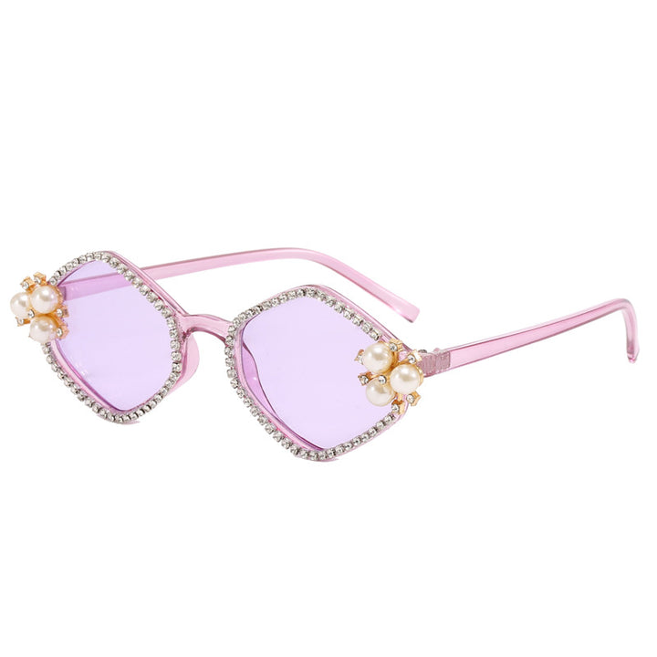 Women's extravagant sunglasses with glamorous pearl details Bowlift