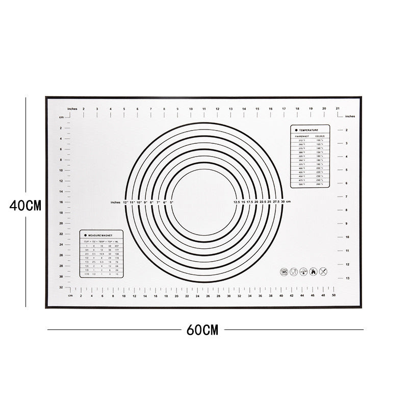 Non-stick baking mat with measurements Bowlift