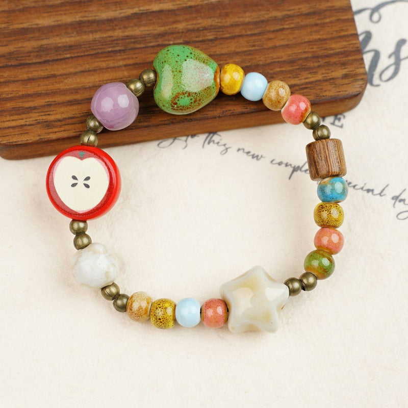 Heart-Shaped Beaded Bracelet Bowlift