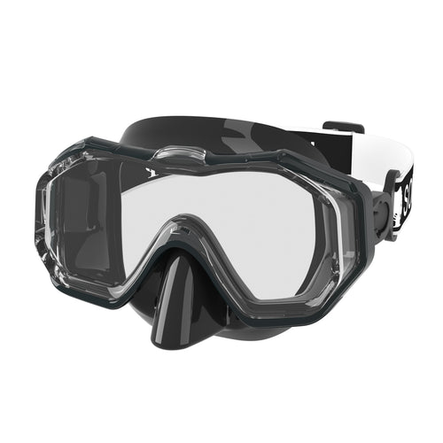 High-quality diving mask with flexible silicone rim and UV protection Bowlift