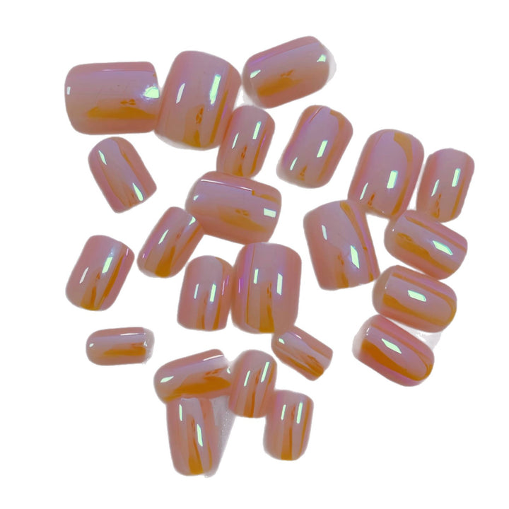 Iridescent Glossy Nail Tips Bowlift