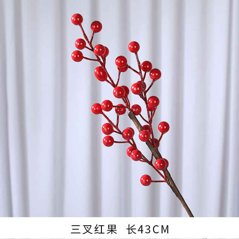 Decorative Faux Berry Stem