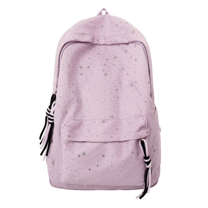 Star-Embellished Lightweight Backpack Bowlift