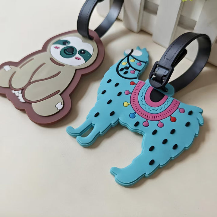 Unisex Cartoon Dog Luggage Tag Bowlift