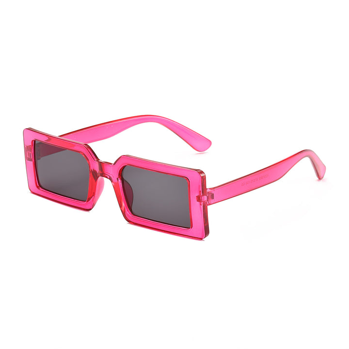 Women's fashionable square sunglasses with coordinated frame Bowlift