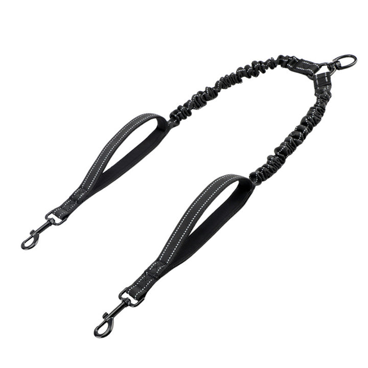 Bungee Dog Leash with Dual Handles