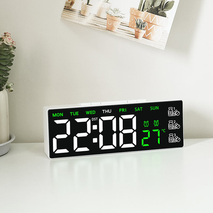 Digital multifunctional alarm clock with weather station and alarm functions Bowlift