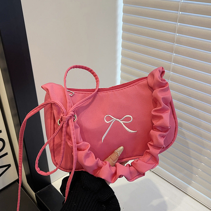 WoElegant Bow-Embellished Crossbody Bag Bowlift