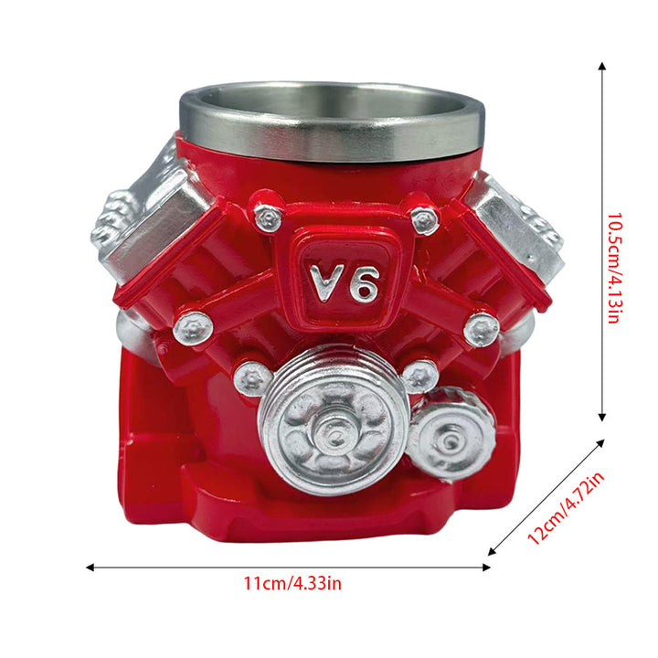 Mug in V6 Engine Design Bowlift