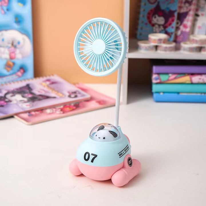Adorable Cartoon-Themed Desk Fan Bowlift