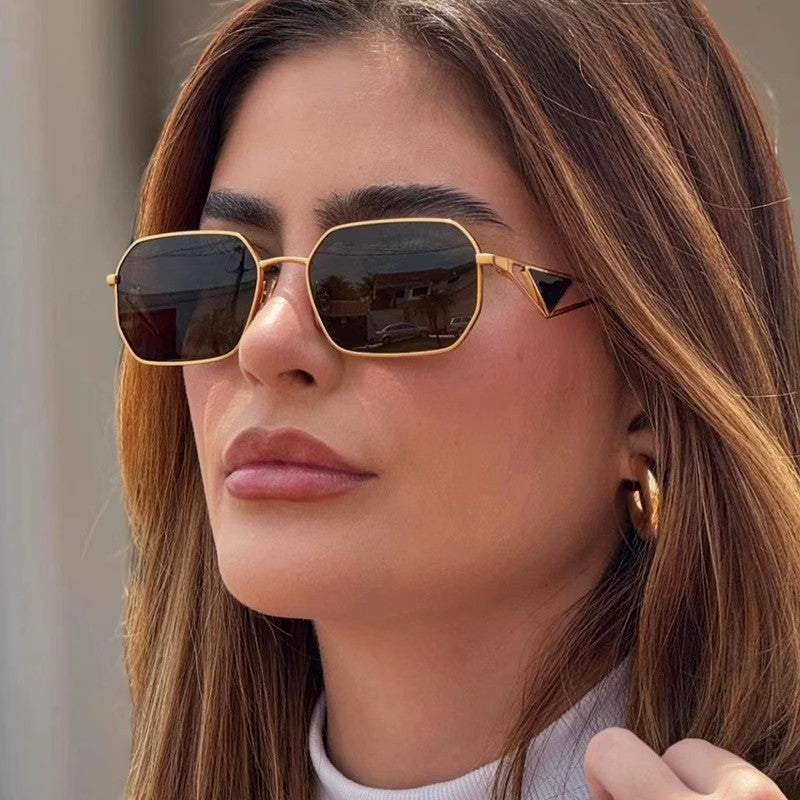 Men's Geometric Frame Sunglasses Bowlift