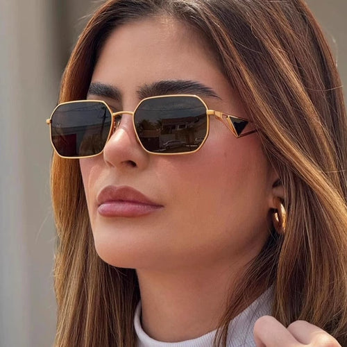 Men's Geometric Frame Sunglasses Bowlift