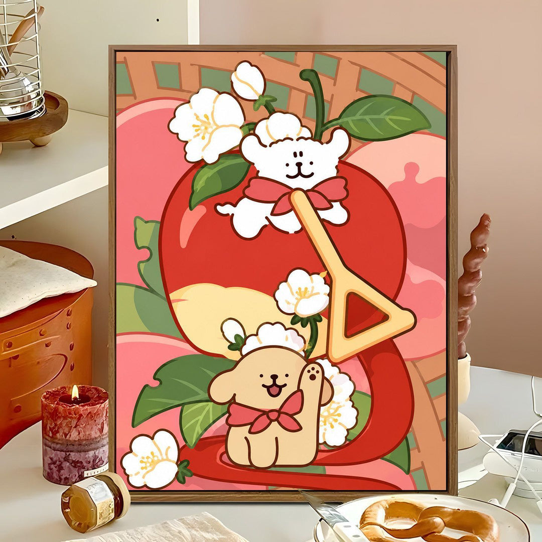 Cute Animal-Themed Swing Wall Art Bowlift