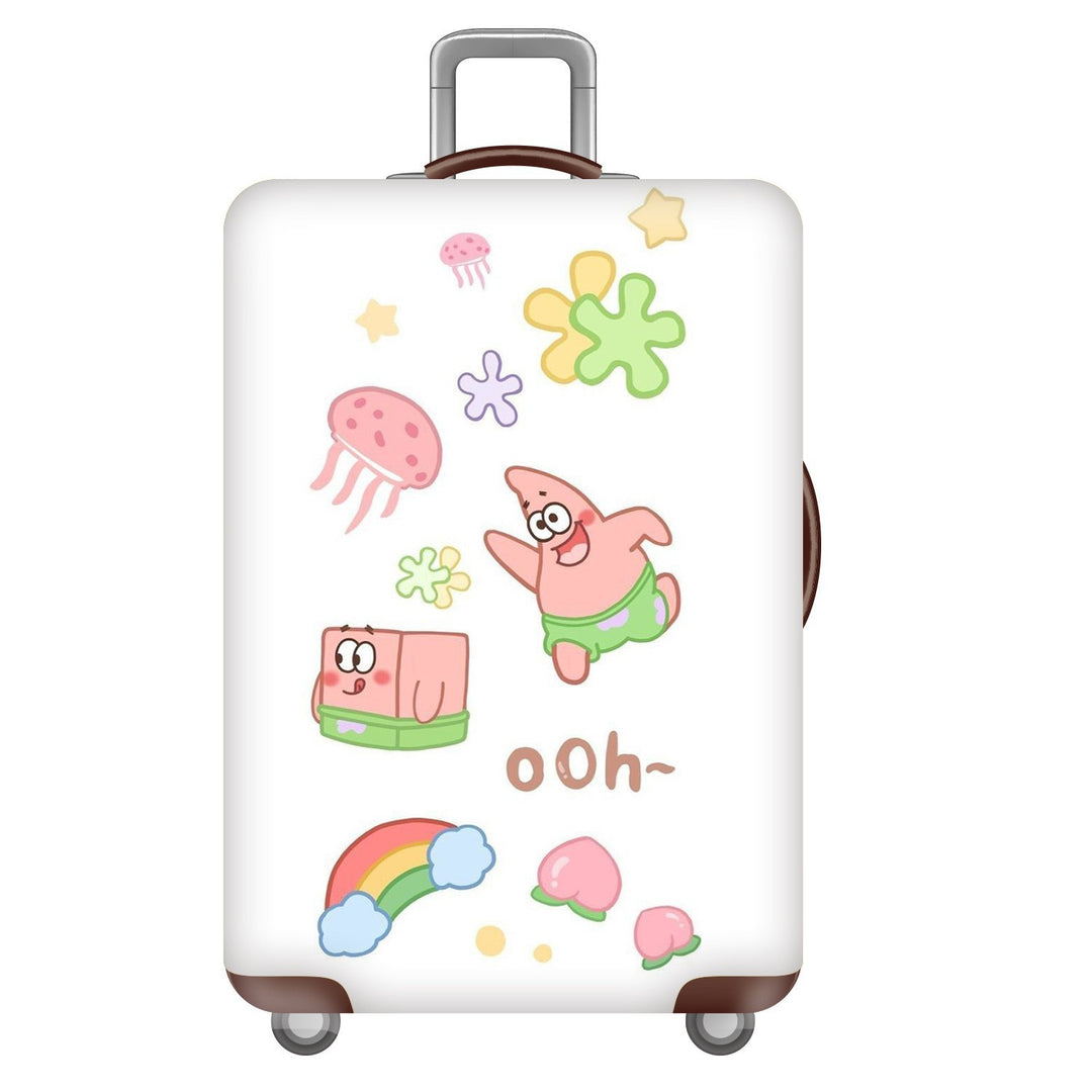 Unisex hard shell suitcase with colorful cartoon design Bowlift