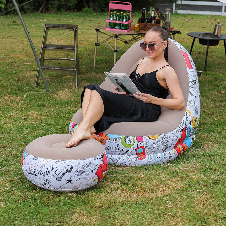 Women Multifunctional Inflatable Relax Lounge Bowlift