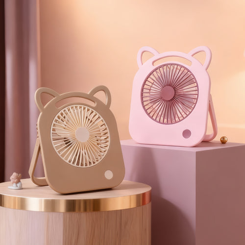 Ladies portable mini fan in cute cat design Bowlift