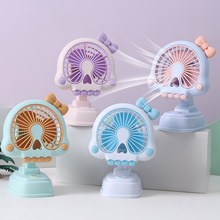 Unisex Creative Skull-Shaped Desk Fan Bowlift