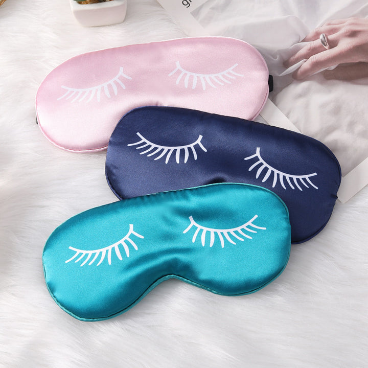 Women's nano silk eye mask with soft padded interior lining and elastic headband Bowlift