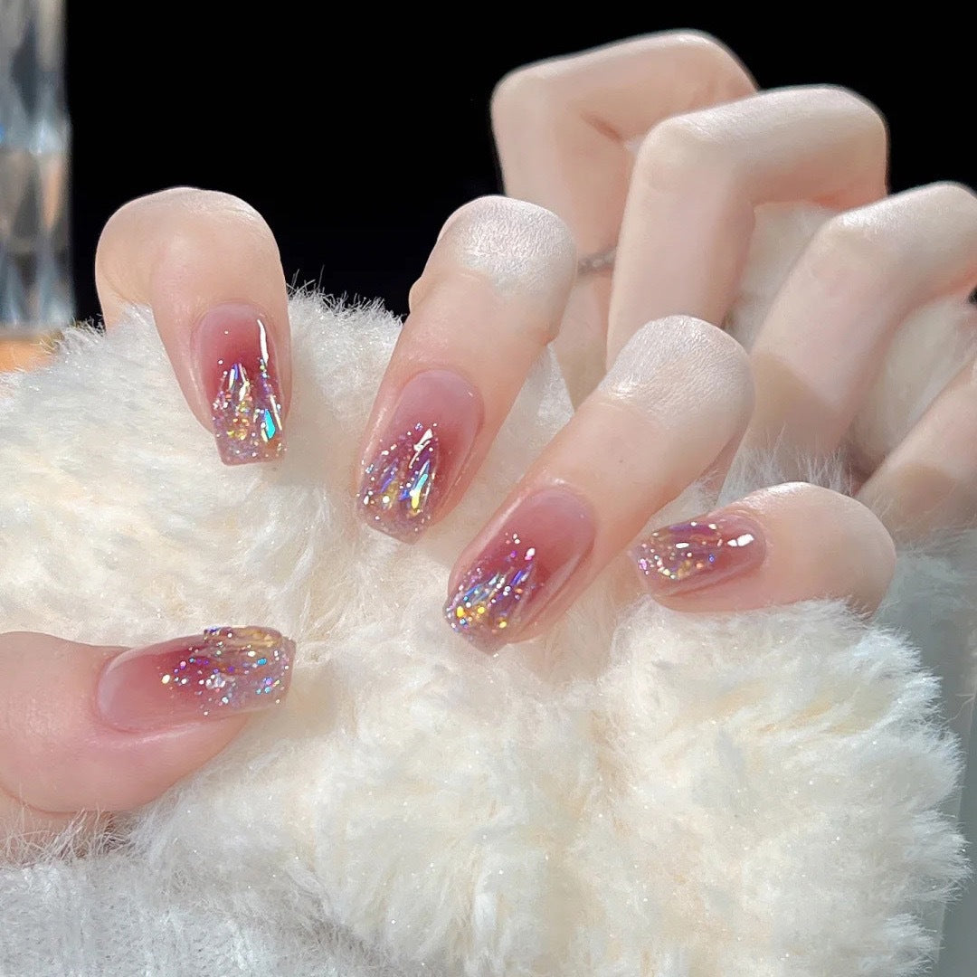 Artistic Glitter Nail Art Bowlift