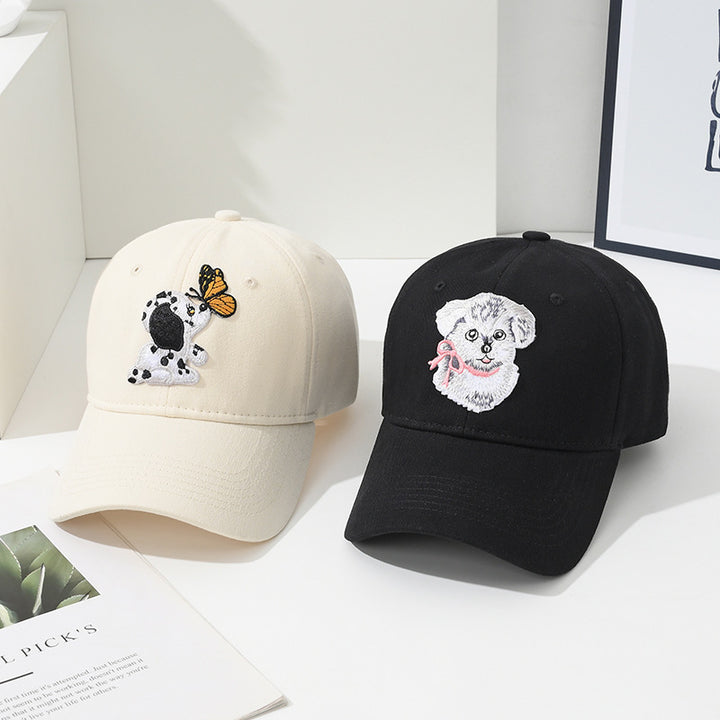 Women's Embroidered Animal Patch Baseball Cap Bowlift