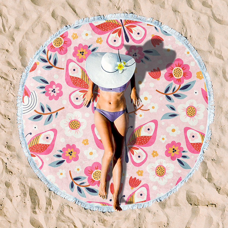 Rundstrand towel with unique sunset design Bowlift