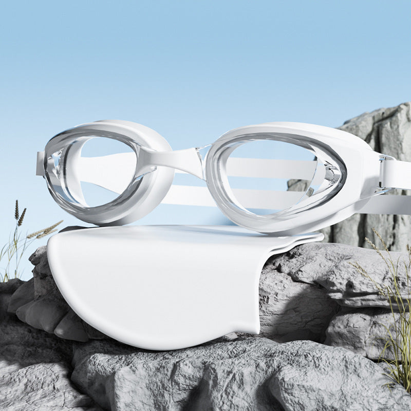 Men's Anti-Fog Precision Swimming Goggles Bowlift