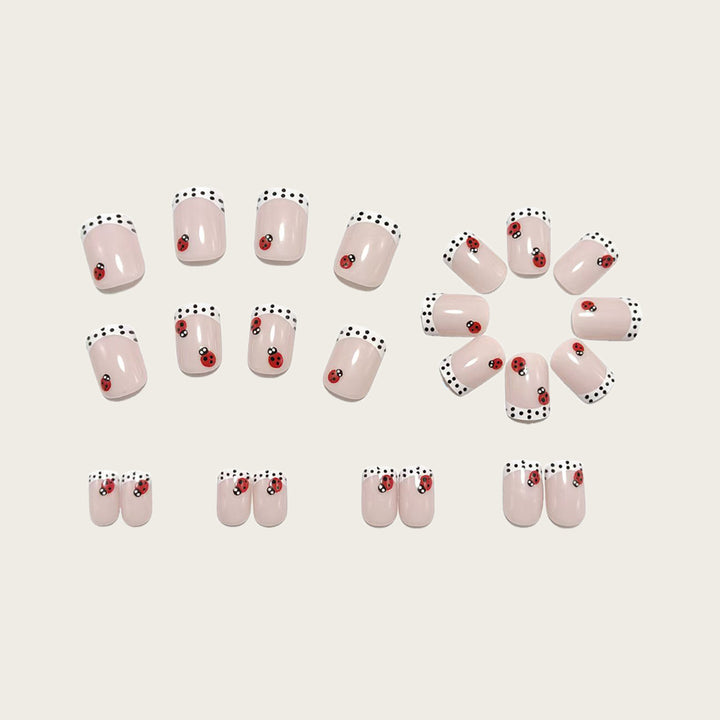 Creative Nail Art with Ladybug Motifs Bowlift
