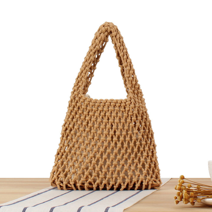 Hand-knotted jute bag Bowlift