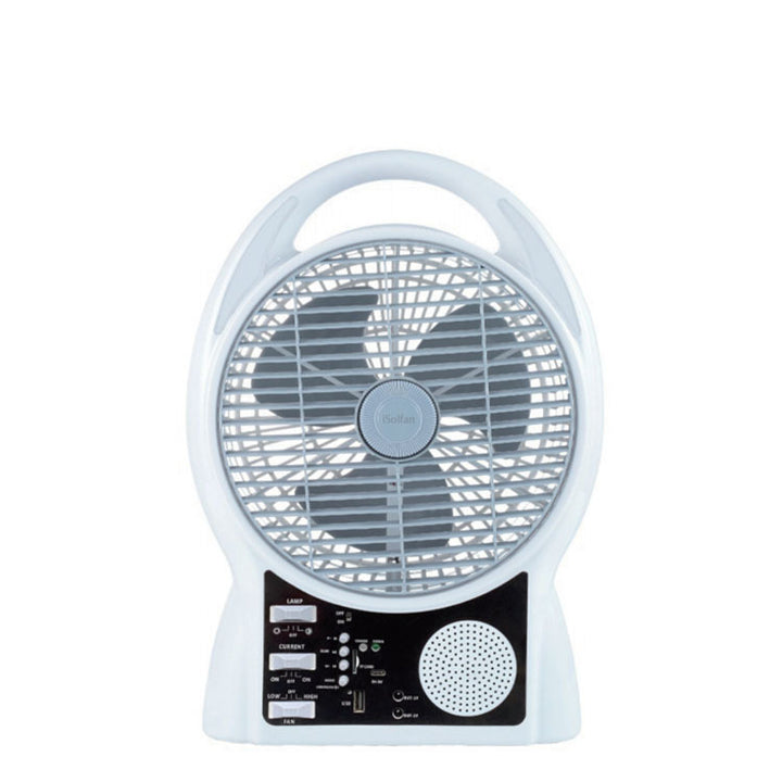 Unisex Solar-Powered Fan with Mobile Charger Bowlift