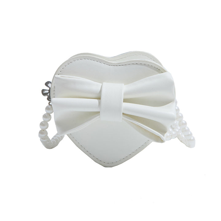 WoHeart-Shaped Bow Clutch Bag Bowlift