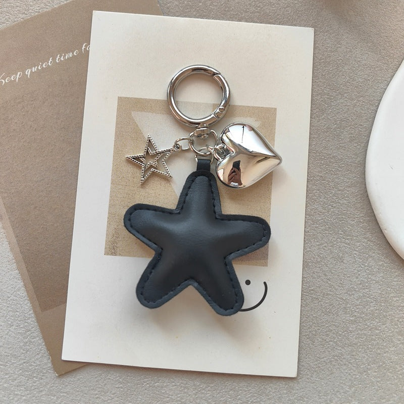 Keychain with star and heart design Bowlift