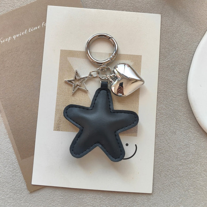 Keychain with star and heart design Bowlift