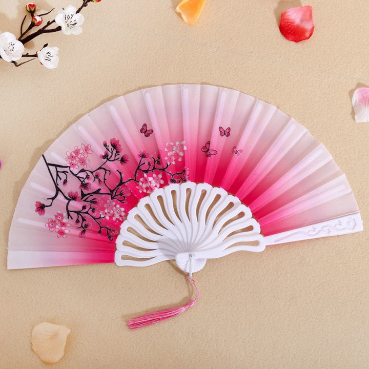 Ladies' artistically designed hand fan Bowlift