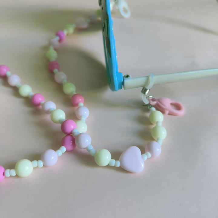 Colored Beaded Glasses Holder Chain Bowlift