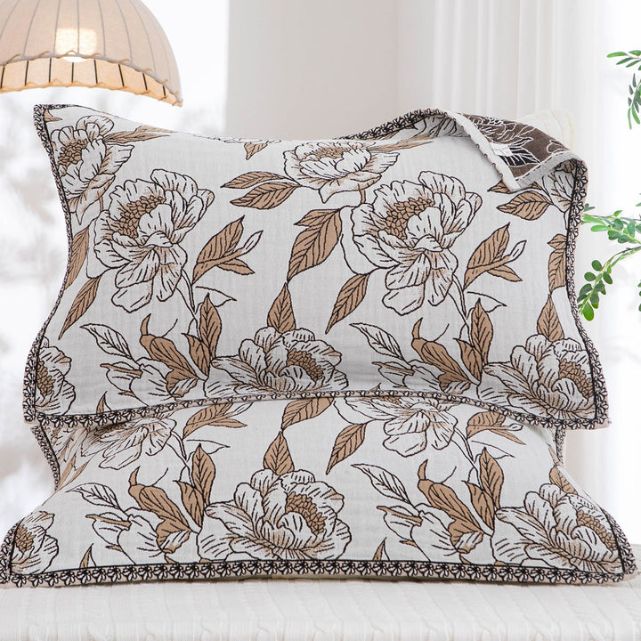 Women Decorative Pillow with Floral Pattern and High-Quality Cotton Bowlift