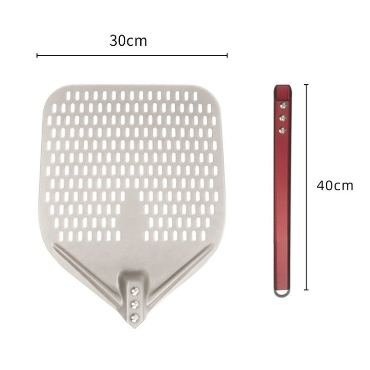 perforated aluminum pizza peel with detachable ergonomic handle Bowlift