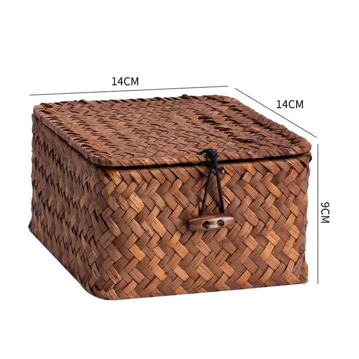 Handmade Woven Storage Cube Bowlift
