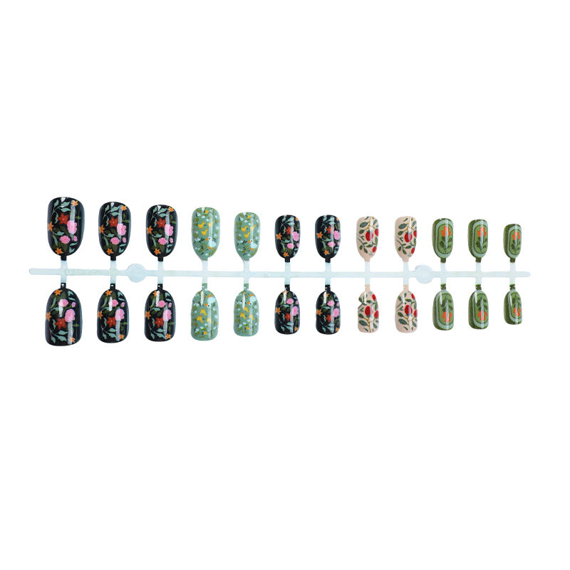 Floral Design Press-On Nail Art Kit Bowlift