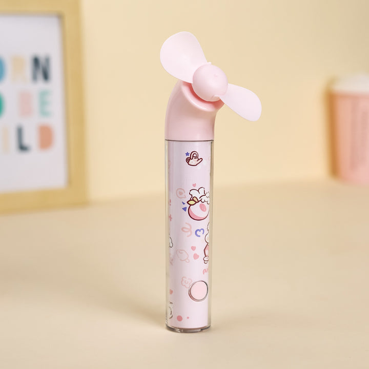 Ladies portable cooling fan with playful design Bowlift