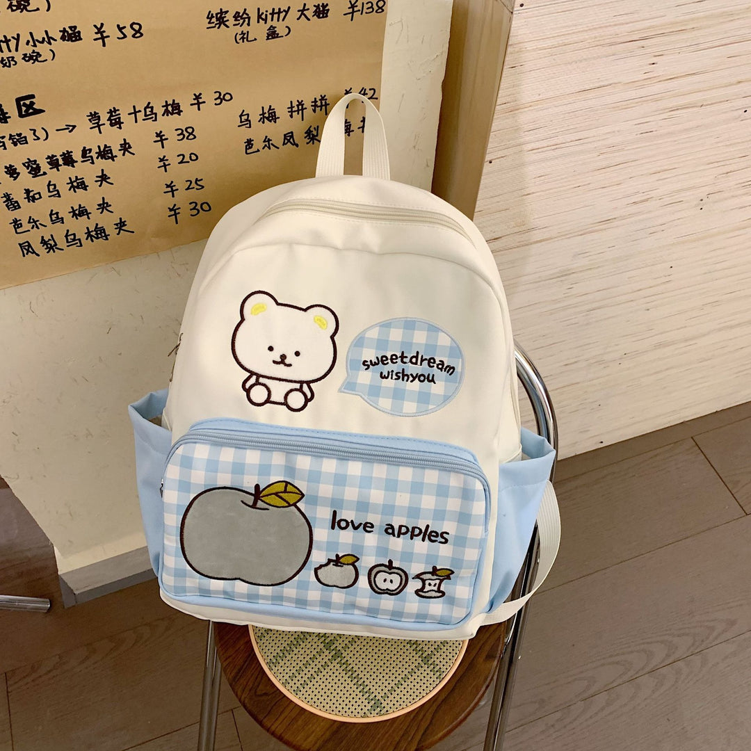 Kids Cartoon-Themed Backpack Bowlift