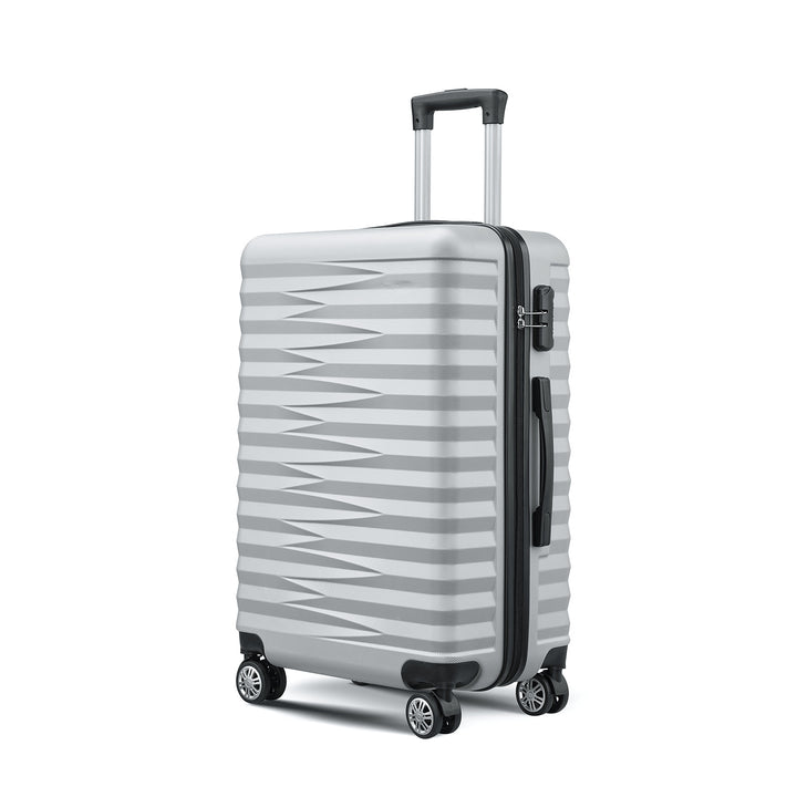 Unisex Stylish Textured Hard Shell Spinner Suitcase Bowlift
