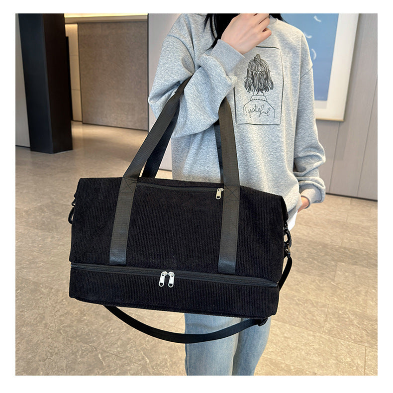 Corduroy Travel Weekender Bag Bowlift