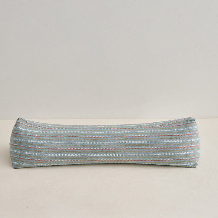 Ergonomic neck roll with stylish striped pattern Bowlift