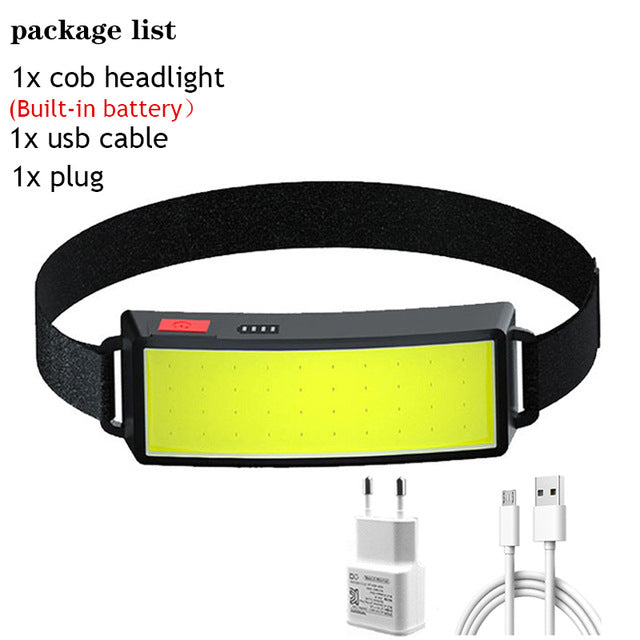 High-Powered LED Headband Flashlight Bowlift