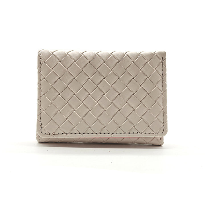 Textured Compact Wallet