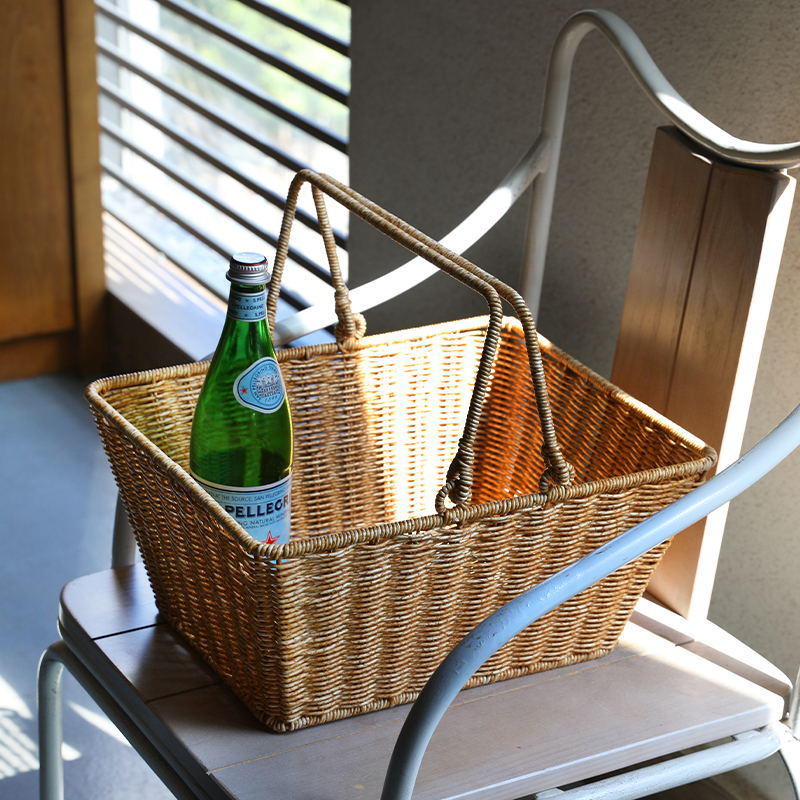 Unisex Rectangular Shopping and Storage Basket Bowlift