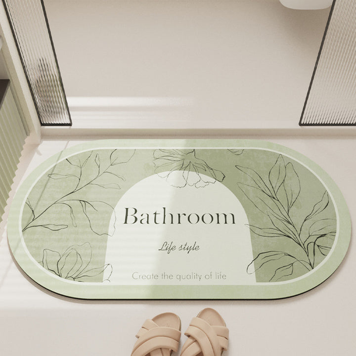 Stylish Bathroom Floor Mat Bowlift