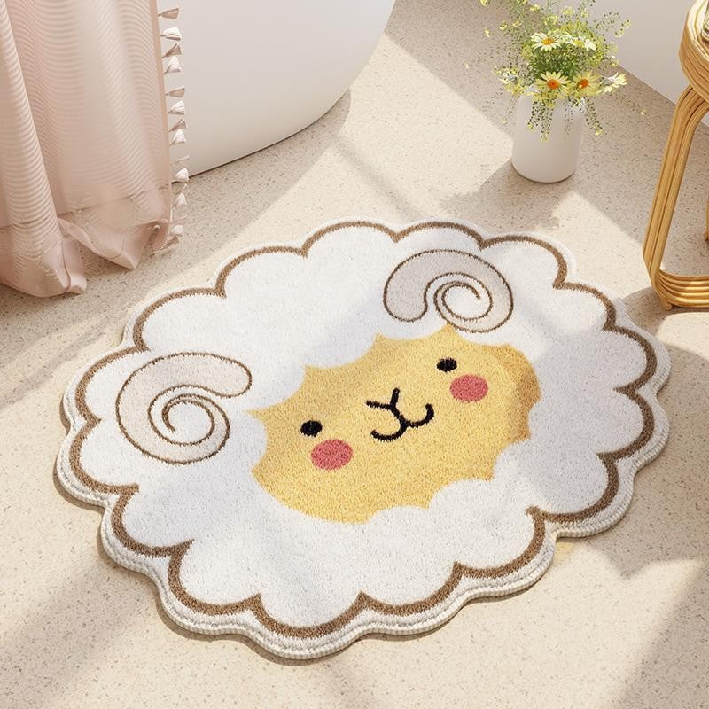 Fun Polar Bear Bath Mat Bowlift