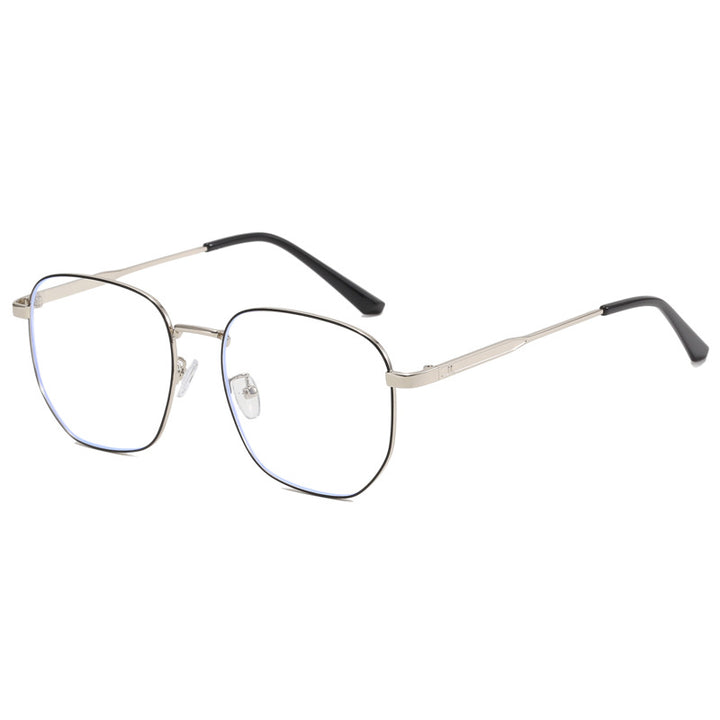 Women’s fashionable square glasses with lightweight metal frame Bowlift
