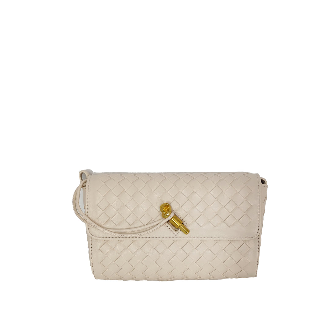 Woven Crossbody Clutch Bowlift